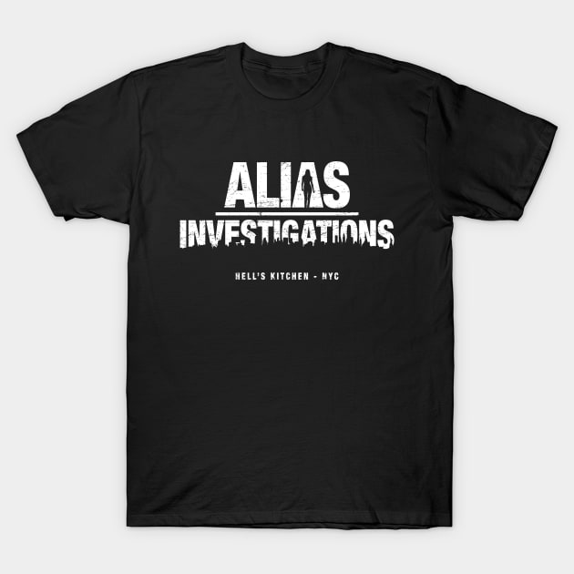 Alias Investigations (aged look) T-Shirt by MoviTees.com